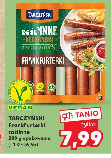 Frankfurterki Tarczy艅ski ro艣linne promocja