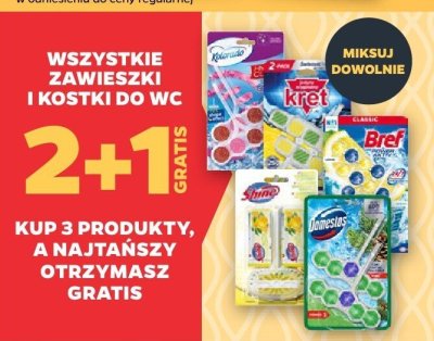 Zawieszki i kostki do WC wszystkie rodzaje promocja w Netto