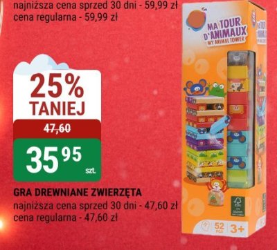 Gra drewniane zwierzęta promocja w bi1