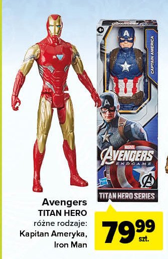 Figurka kapitan ameryka 30 cm Marvel avengers titan hero series promocja