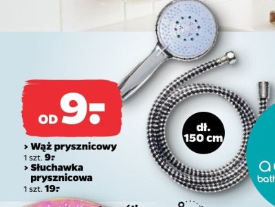 Słuchawka prysznicowa promocja w Netto