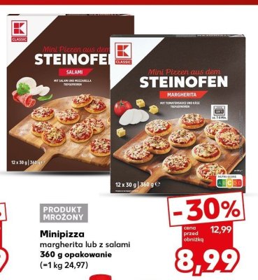 Minipizza z salami promocja w Kaufland