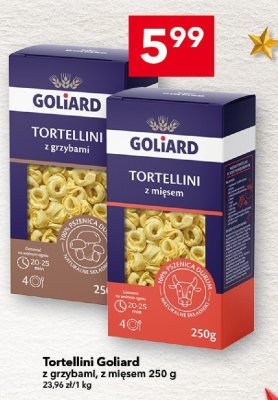 Tortellini Goliard z grzybami 250 g promocja w LEWIATAN