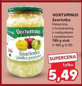 Szarlotka z rodzynkami i cynamonem Vortumnus promocja