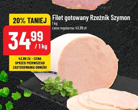 Filet gotowany Rzeźnik szymon poleca promocja w POLOmarket