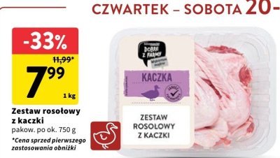 Zestaw rosołowy z kaczki  promocja w Intermarche