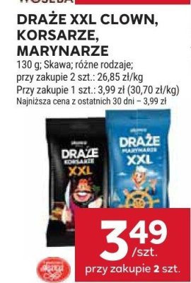 Drażę XXL Clown, Korsarze, Marynarze różne rodzaje promocja w Stokrotka