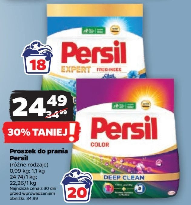 Persil proszek do prania deep clean color promocja w Netto