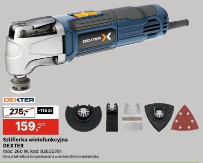 Szlifierka wielofunkcyjna DEXTER moc: 260 W promocja w Leroy Merlin