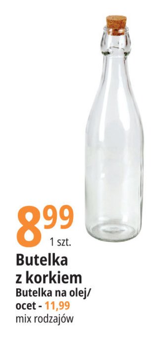 Butelka z korkiem promocja