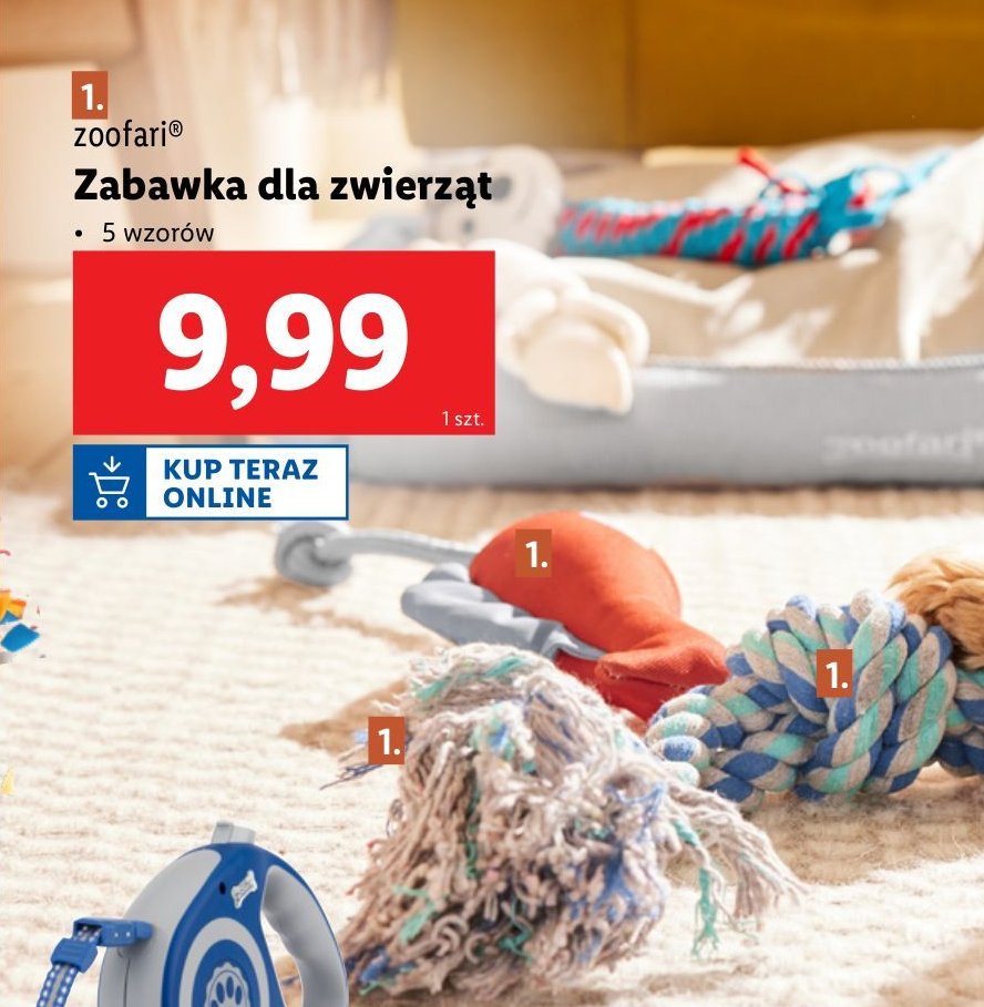 Zabawkoa dla psa Zoofari promocja