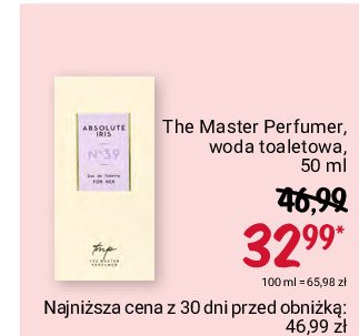 Woda toaletowa The master perfumer absolute iris promocja