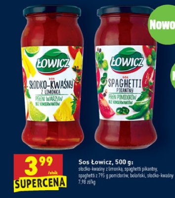 Sos spaghetti pikantny Łowicz promocja