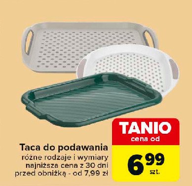 Taca prostokątna promocja w Carrefour