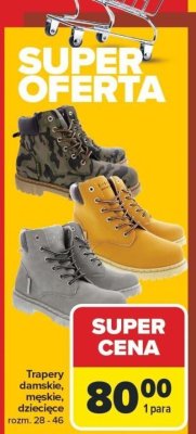 Trapery damskie promocja w Carrefour