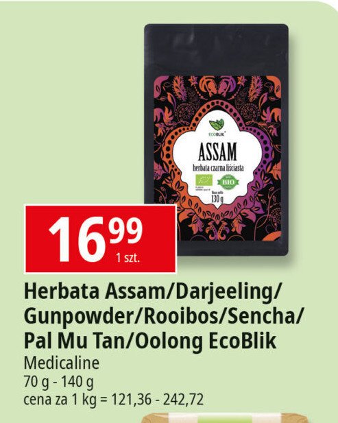 Herbata rooibos Ecoblik promocja w Leclerc