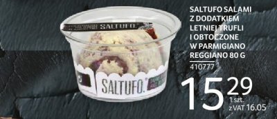 Saltufo salami z dorsza letniej trufli tortellone w parmigiano reggiano 80 g promocja w Selgros
