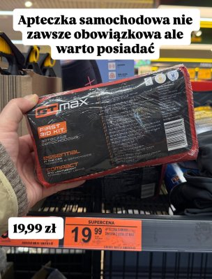 Apteczka samochodowa promocja w Biedronka