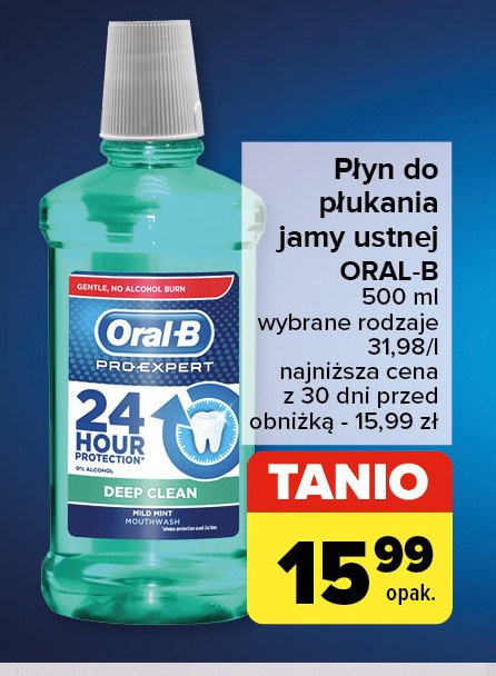 Płukanka do ust deep clean Oral-b pro-expert promocja