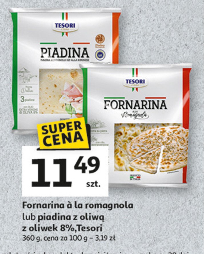 Piadina Tesori d'italia promocja w Auchan