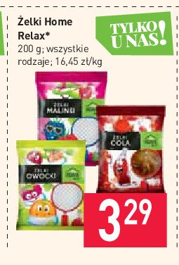 Żelki cola Home relax promocja