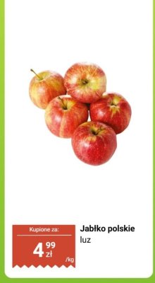 Jabłko polskie luz promocja w Biedronka