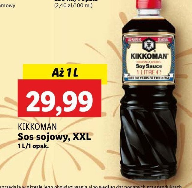 Sos sojowy Kikkoman promocja