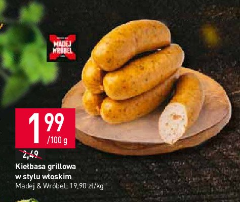 Kiełbasa grillowa w stylu włoskim Madej & wróbel promocja