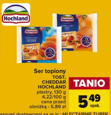 Ser topiony tost Hochland promocja