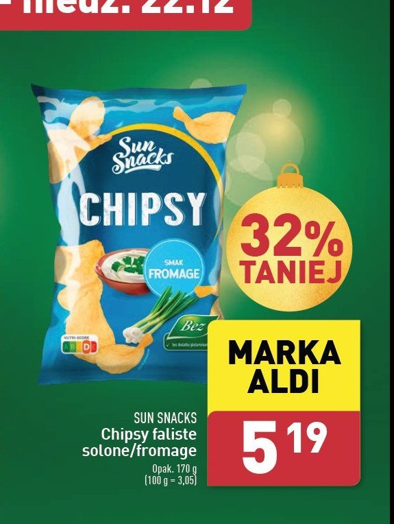 Chipsy o smaku fromage promocja