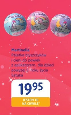 Paletka błyszczyków i cieni Martinelia promocja w Drogerie DM