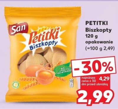 Biszkopty Petitki promocja w Kaufland