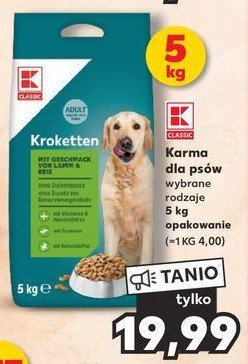 Karma dla psa multi croquettes K-classic promocja