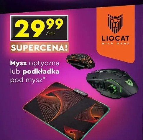 Mysz mx 667c Liocat promocja w Biedronka