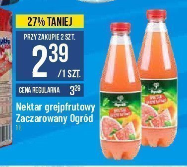 Nektar z różowych grejpfrutów