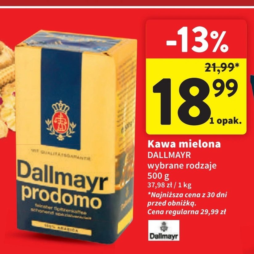 Kawa Dallmayr Prodomo promocja w Intermarche