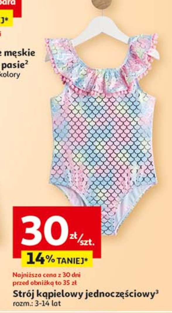 Strój kąpielowy niemowlęcy Auchan inextenso promocja w Auchan