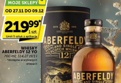 Whisky Aberfeldy 12 YO promocja w Euro Sklep