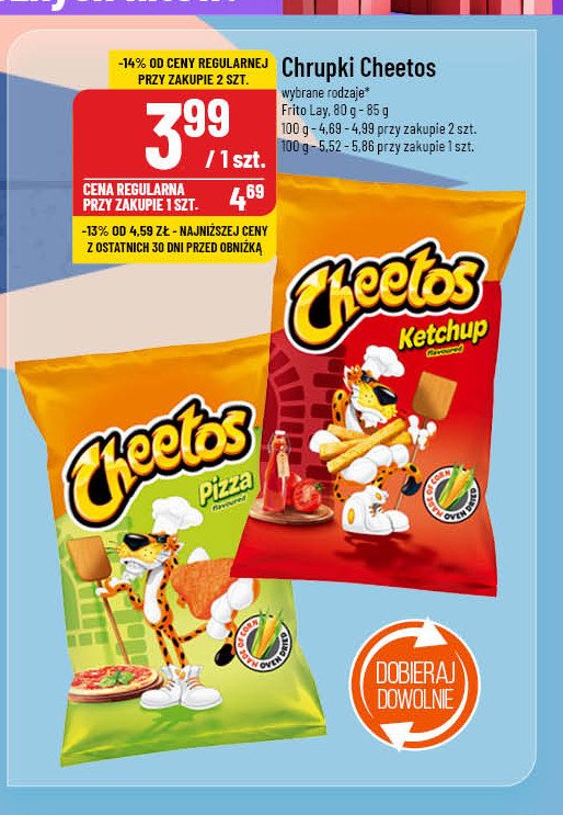 Chrupki ketchup Cheetos promocja