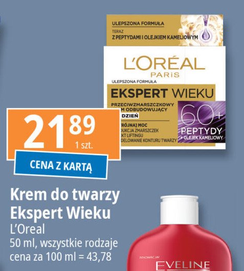 Krem na dzień L'oreal ekspert wieku 60+ promocja