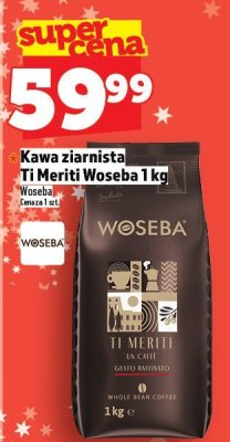 Kawa ziarnista Ti Meriti Woseba 1 kg promocja w TOPAZ