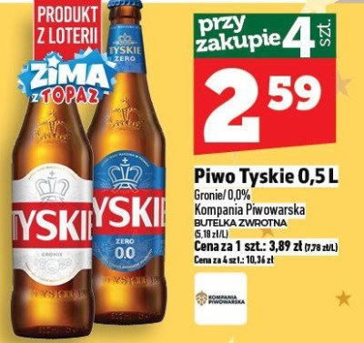 Piwo promocja w TOPAZ