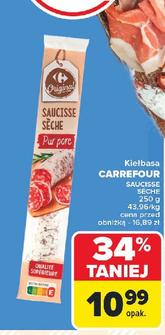 Kiełbasa saucisse Carrefour promocja