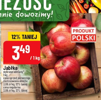 Jabłka promocja w POLOmarket