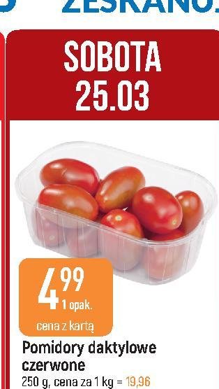 Pomidory daktylowe czerwone promocja