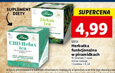 Herbatka cbd relax Bifix promocja
