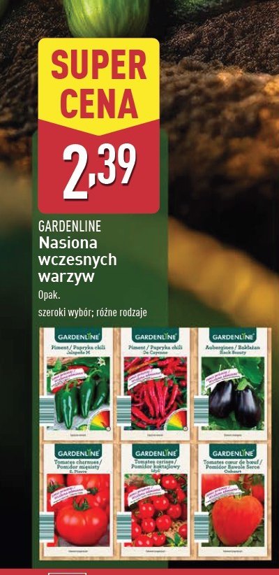 Nasiona pomidor bawole serce GARDEN LINE promocja