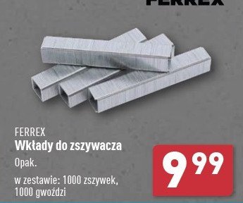 Zszywki i gwoździe Ferrex promocja