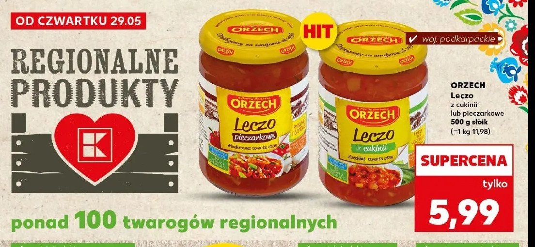 Leczo paprykowe Orzech promocja