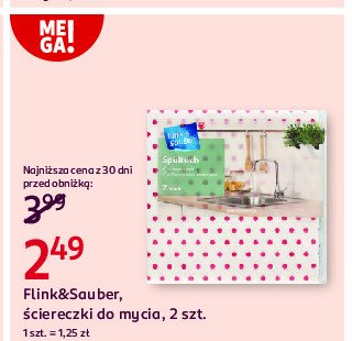 Ścierka do zmywania Flink & sauber promocja w Rossmann